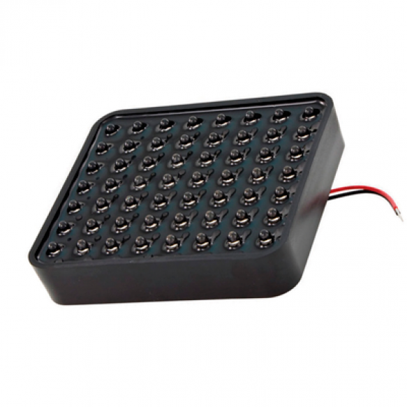QSP, FIA & MSA homologated LED light, square, Westcoast Motorsport