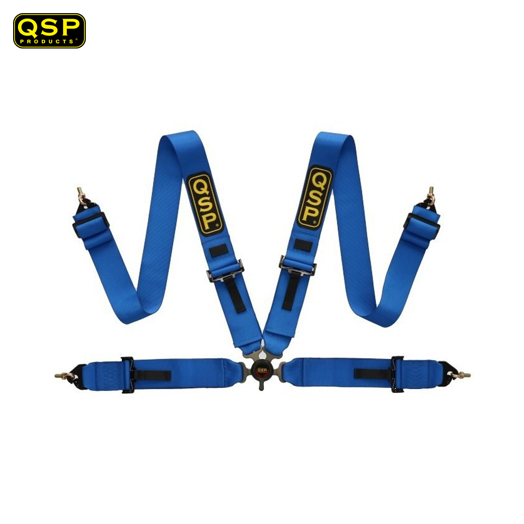 QSP_harness_racing harness_model_334_belt_motorsport_non_fia_westcoast_motorsport_blue_blå