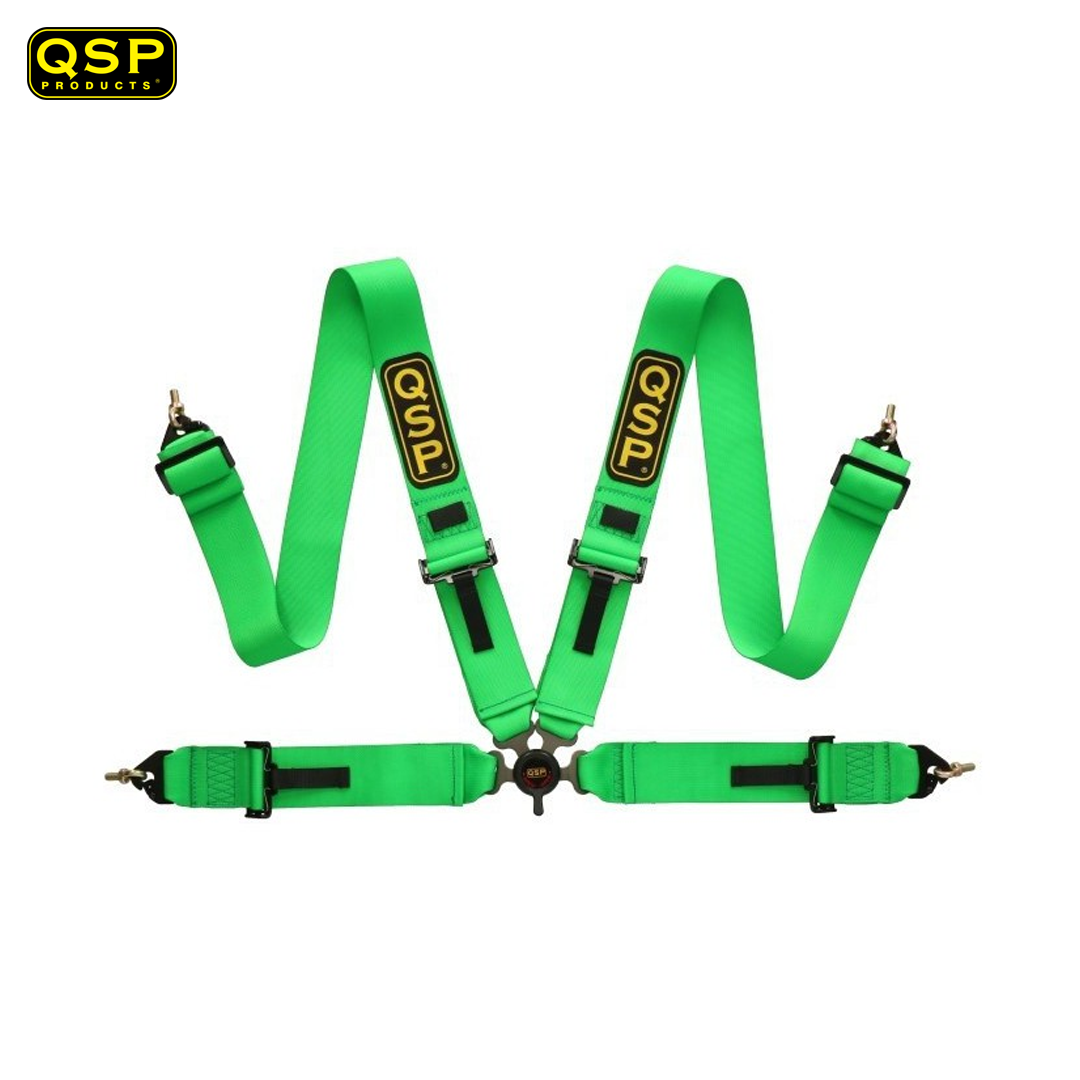 QSP_harness_racing harness_model_334_belt_motorsport_non_fia_westcoast_motorsport_green_grön