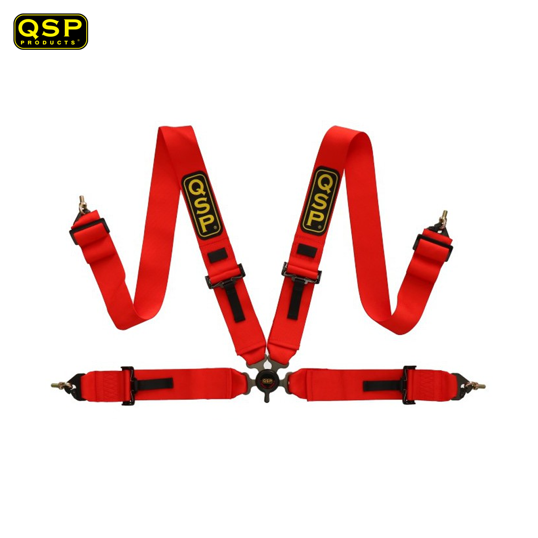 QSP_harness_racing harness_model_334_belt_motorsport_non_fia_westcoast_motorsport_red_röd