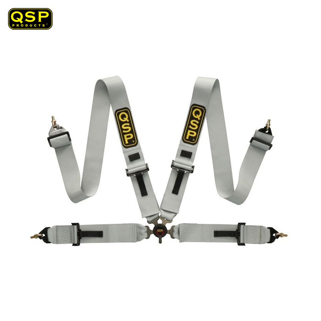 QSP_harness_racing harness_model_334_belt_motorsport_non_fia_westcoast_motorsport_silver_gray_grey_grå
