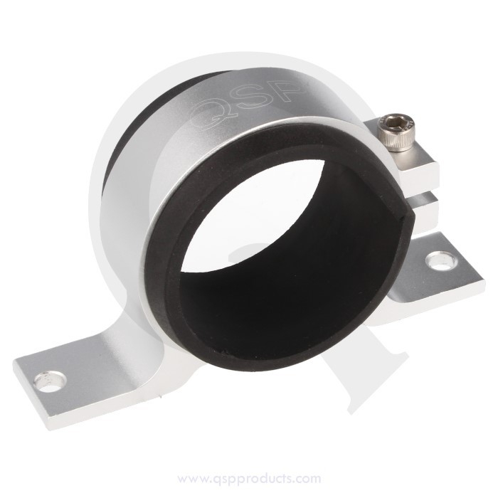 qsp bränslepump bränslefilter hållare pump filter bracket westcoast motorsport single silver