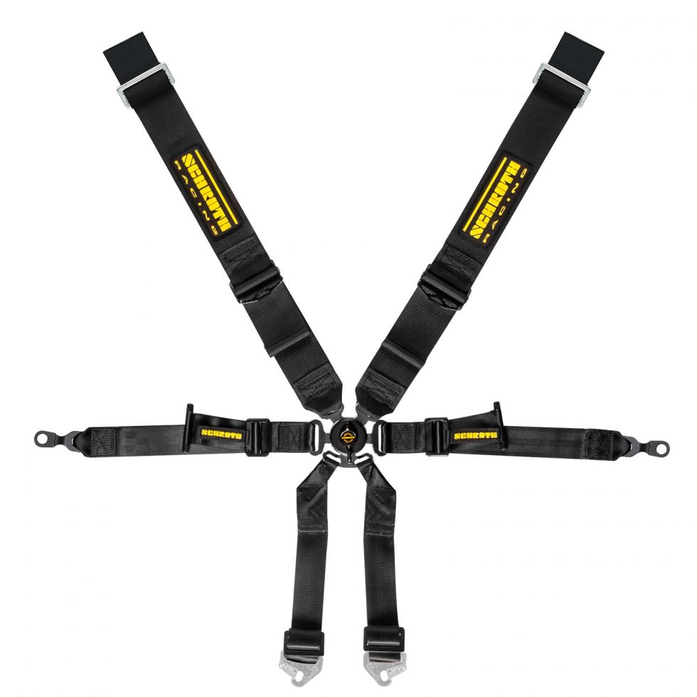 schroth Profi Porsche 996-997 3x2 black harness westcoast motorsport