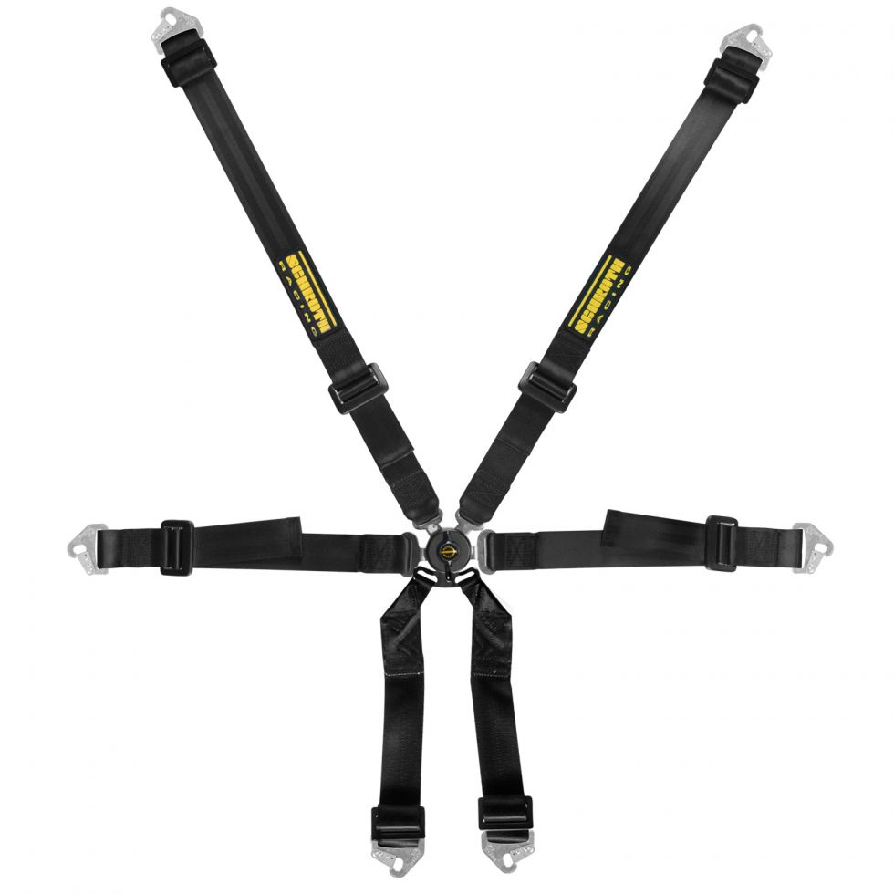 schroth racing clubman 2x2 black westcoast motorsport