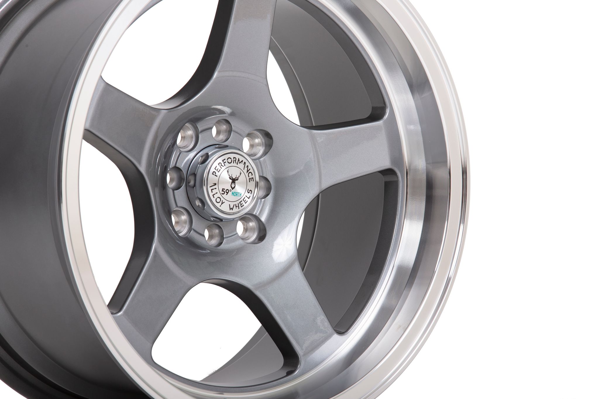 59_North_Wheels_D-004_8-5x17-ET10-4x100-4x114-3_Glossy_gunmetal_polished_lip_westcoast_motorsport_closeup