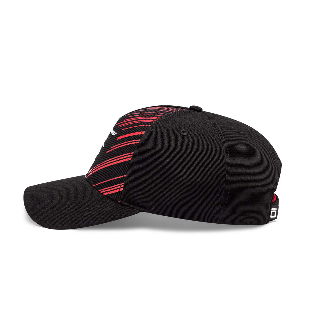 U901114424_alfa-romeo-f1-team-orlen_official_team_cap_curved_brim_formel1_formula1_gpstore_f1sweden_f1sverige_westcoast_motorsport_code-zero_black_svart_left_side
