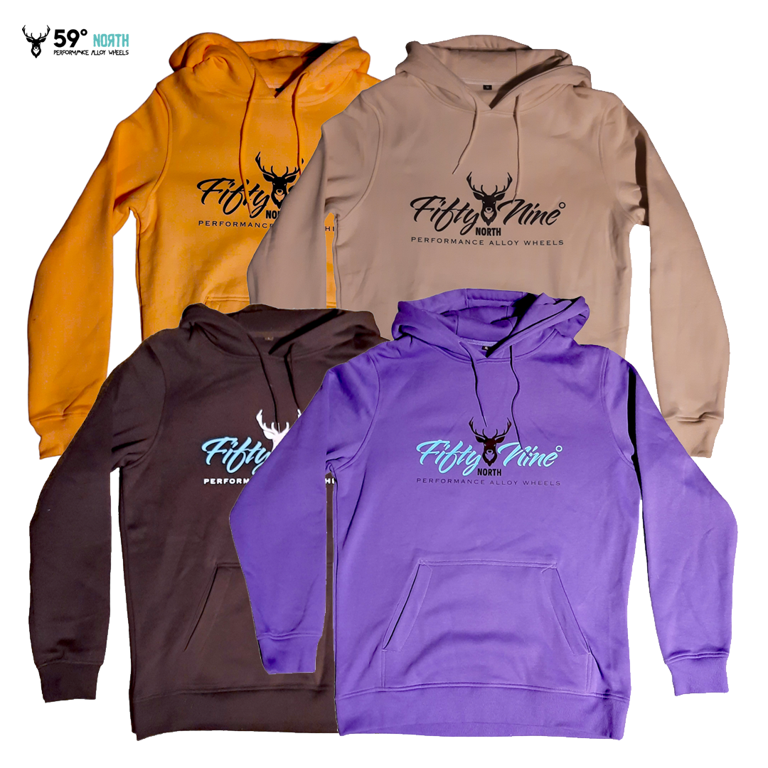 fiftyninedeerhoodie_59northwheels_59_north_wheels_svart_black_lila_purple_sand_beige_gul_yellow_classic_hoody_hooded_sweat_luvtröja_westcoast_motorsport_drifting_action_sport