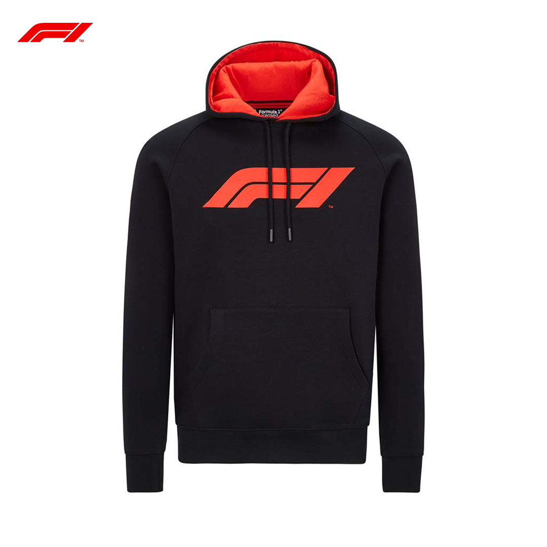 324901004100_F1_FW_LARGE_LOGO_HODDED_SWEAT_luvtröja_formel1_formula1_hoodie_svart_black_f1sweden_f1sverige_westcoast_motorsport_front