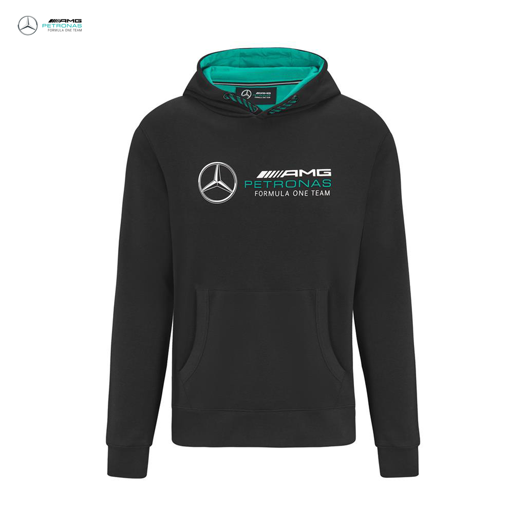 701202207001_MAPF1_FW_LOGO_HOODED_SWEATSHIRT_luvtröja_hoody_hoodie_mercedes_amg_petronas_f1_team_formula1_formel1_f1sweden_f1sverige_westcoast_motorsport_black_front