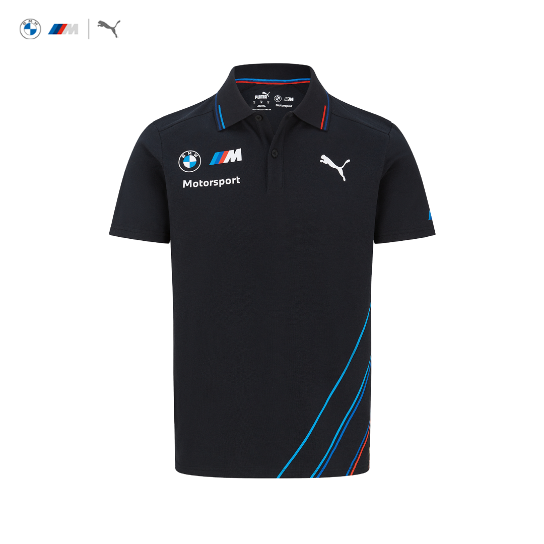 701219210001_bmw_motorsport_rp_mens_polo_shirt_pike_replica_team_racing_official_merch_puma_stichd_m-sport_fuelforfans_westcoast_motorsport_black_svart_front