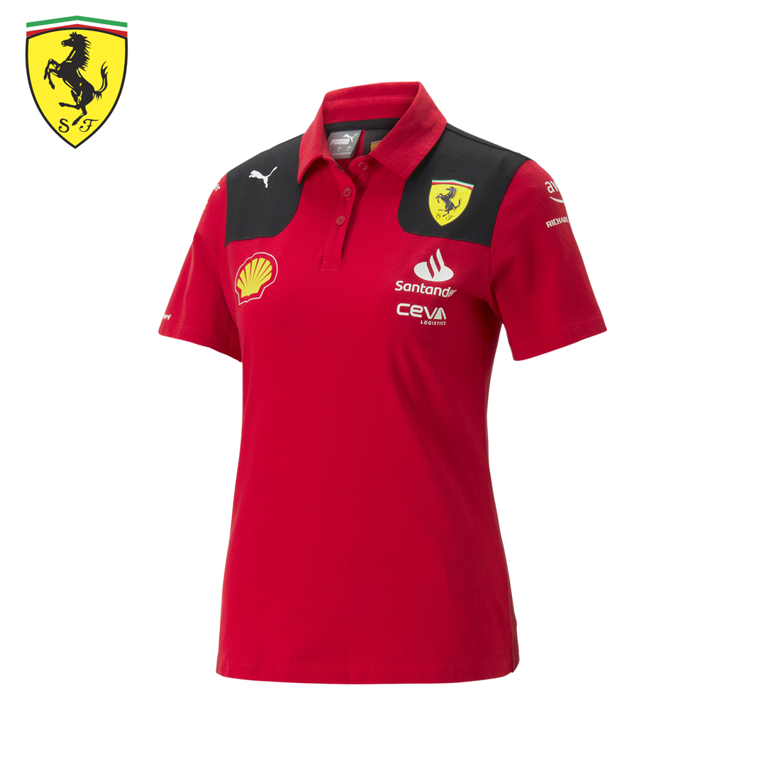 701223393_scuderia_ferrari_f1_team_replica_polo_shirt_piketröja_formula1_formel1_f1sweden_f1sverige_westcoast_motorsport_red_front_woman