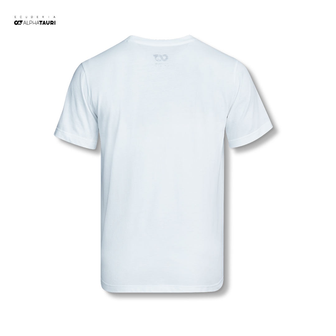 M-1437_Scuderia_Alphatauri_Logo_Tee_t-shirt_f1_team_formula1_formel1_f1sweden_f1sverige_westcoast_motorsport_vit_white_back