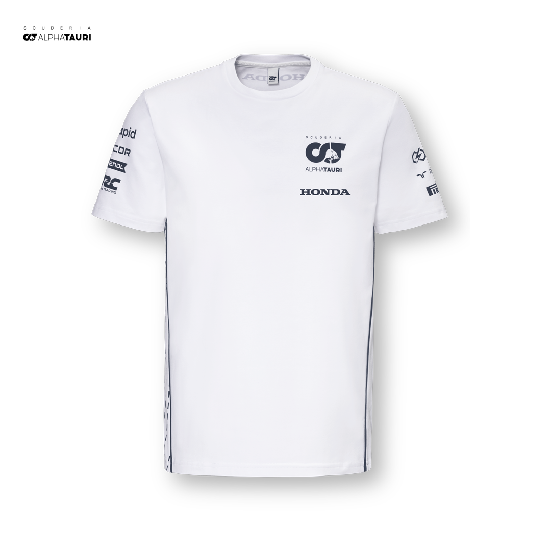 M-1623_Scuderia_AlphaTauri_Official_Teamline_T-shirt_tee_f1_team_formula1_formel1_f1sweden_f1sverige_westcoast_motorsport_white_vit_front