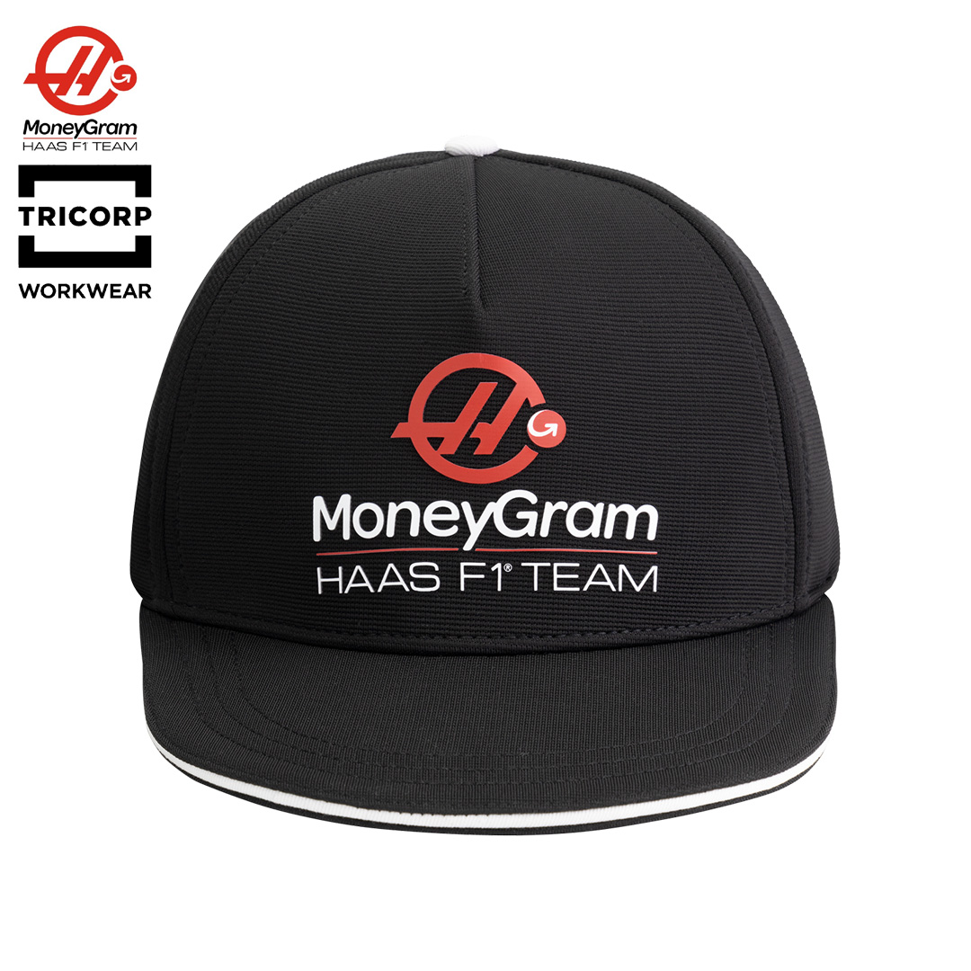 901138_moneygram_haas_f1_team_official_cap_flat_brim_formel1_formula1_tricorp_f1sweden_f1sverige_westcoast_motorsport_front