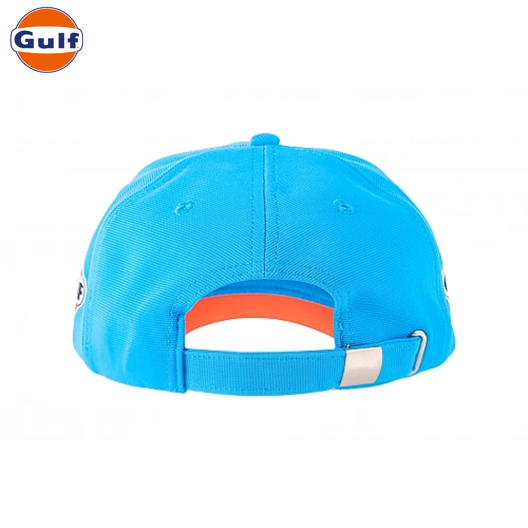 GPO136_gulf_oil_3_cobalt_blue_cap_keps_motorsport_racing_westcoast_motorsport_backs