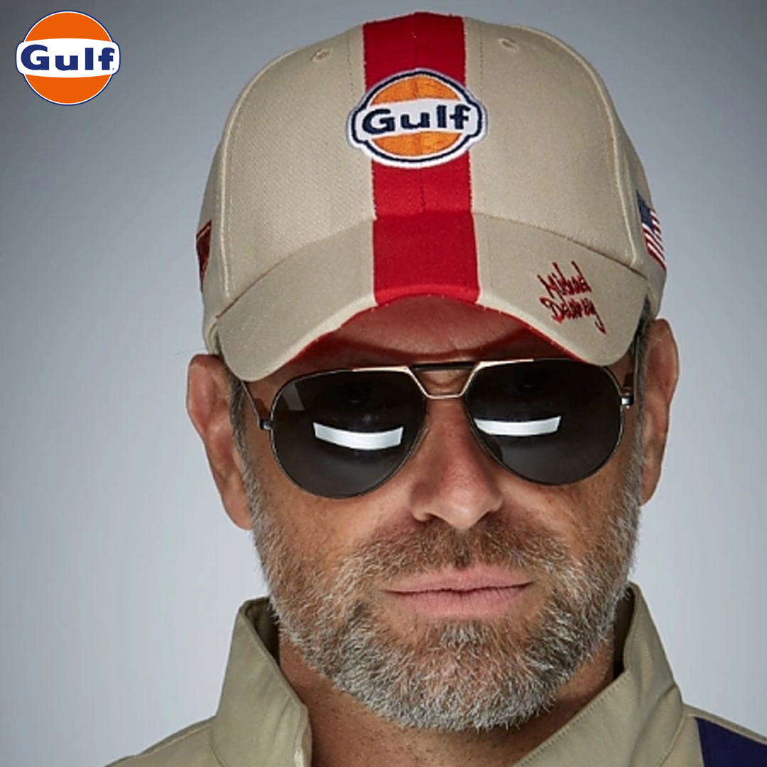 GPO53_gulf_oil_motorsport_m_delaney_basecap_sand_cap_keps_usa_america_motorsport_racing_westcoast_motorsport_closeup