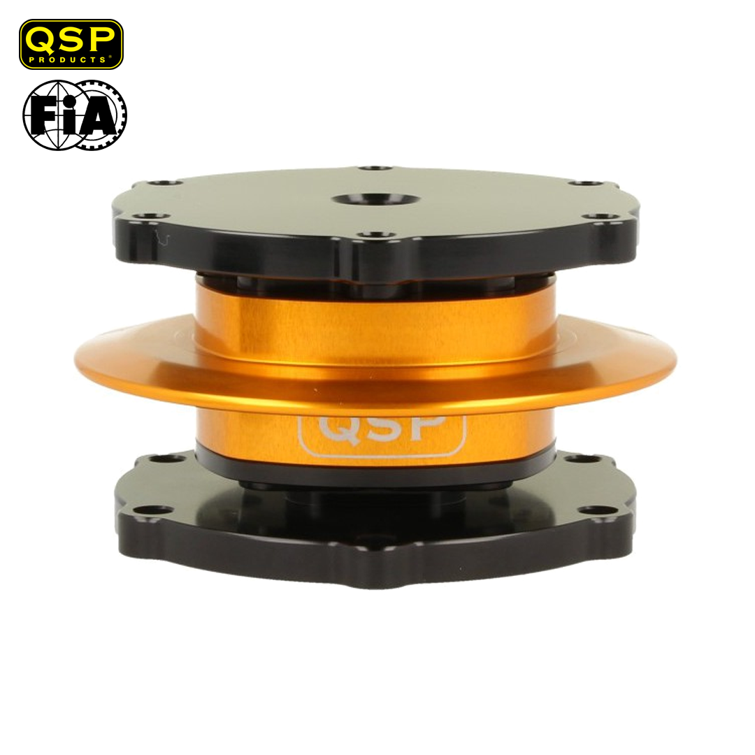 QS-QR10GLD_ QSP_Quick_release_R10_FIA_approved_snap_off_steering_wheel_rattnav_ratt_snabbkoppling_rally_racing_drifting_rallycross_lemans_westcoast_motorsport_black_gold_side