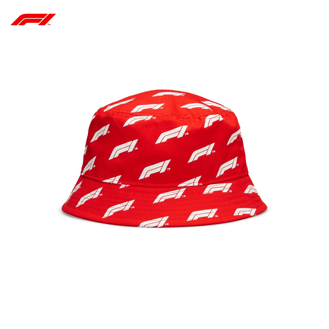 701202423001000_f1_collection_bucket_hat_fw_fanwear_f1sweden_f1sverige_formula1_formel1_westcoast_motorsport_red_solhatt_fiskehatt_fiskarhatt_hatt