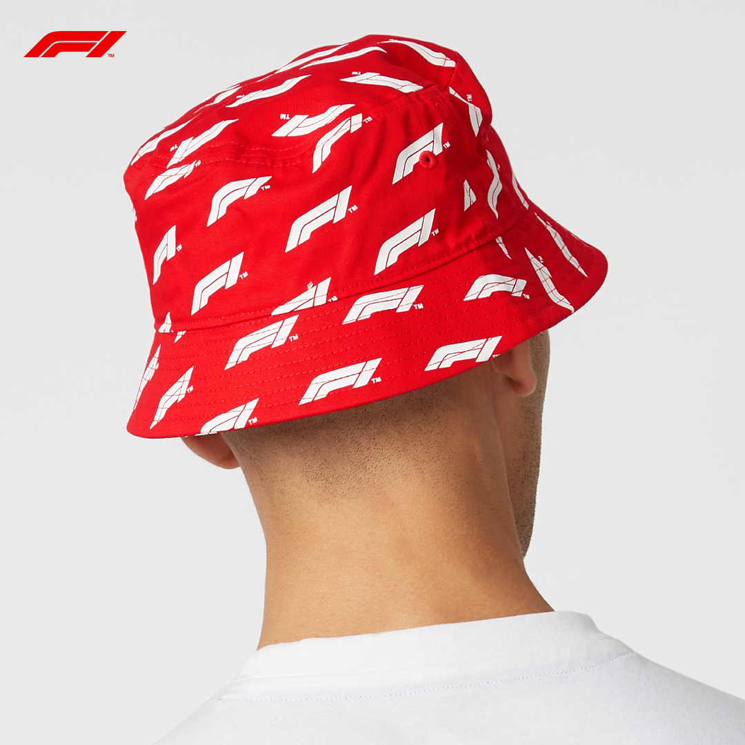 701202423001000_f1_collection_bucket_hat_fw_fanwear_f1sweden_f1sverige_formula1_formel1_westcoast_motorsport_red_solhatt_fiskehatt_fiskarhatt_hatt_man_back