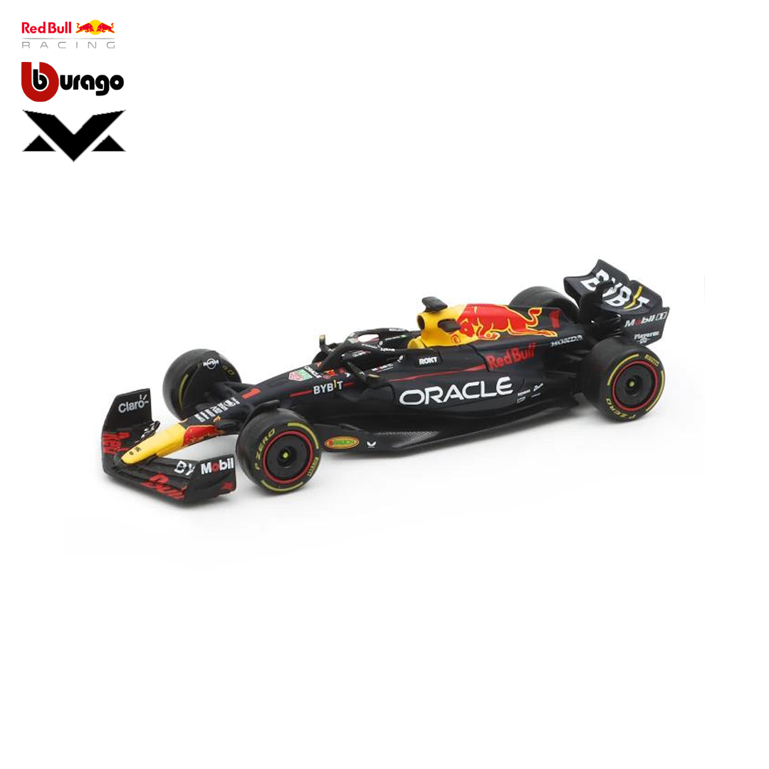 RBR23411_RBR_RB19_2023_oracle_red_bull_racing_team_VERSTAPPEN_F1_CAR_MINIATURE_miniatyrbil_bil_formel1_formula1_bburago_f1sweden_f1sverige_westcoast_motorsport_front