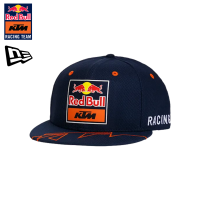 KTM22066_red_bull_ktm_racing_team_flat_brim_teamline_cap_fb_newera_new_era_blue_keps_motogp_enduro_motorcross_bike_redbull_westcoast_motorsport_front