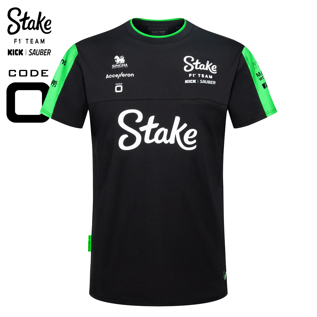 M600121444_stake_f1_team_kick_sauber_tee_t-shirt_black_green_svart_f1sweden_f1sverige_formula1_formel1_code-zero_westcoast_motorsport_front