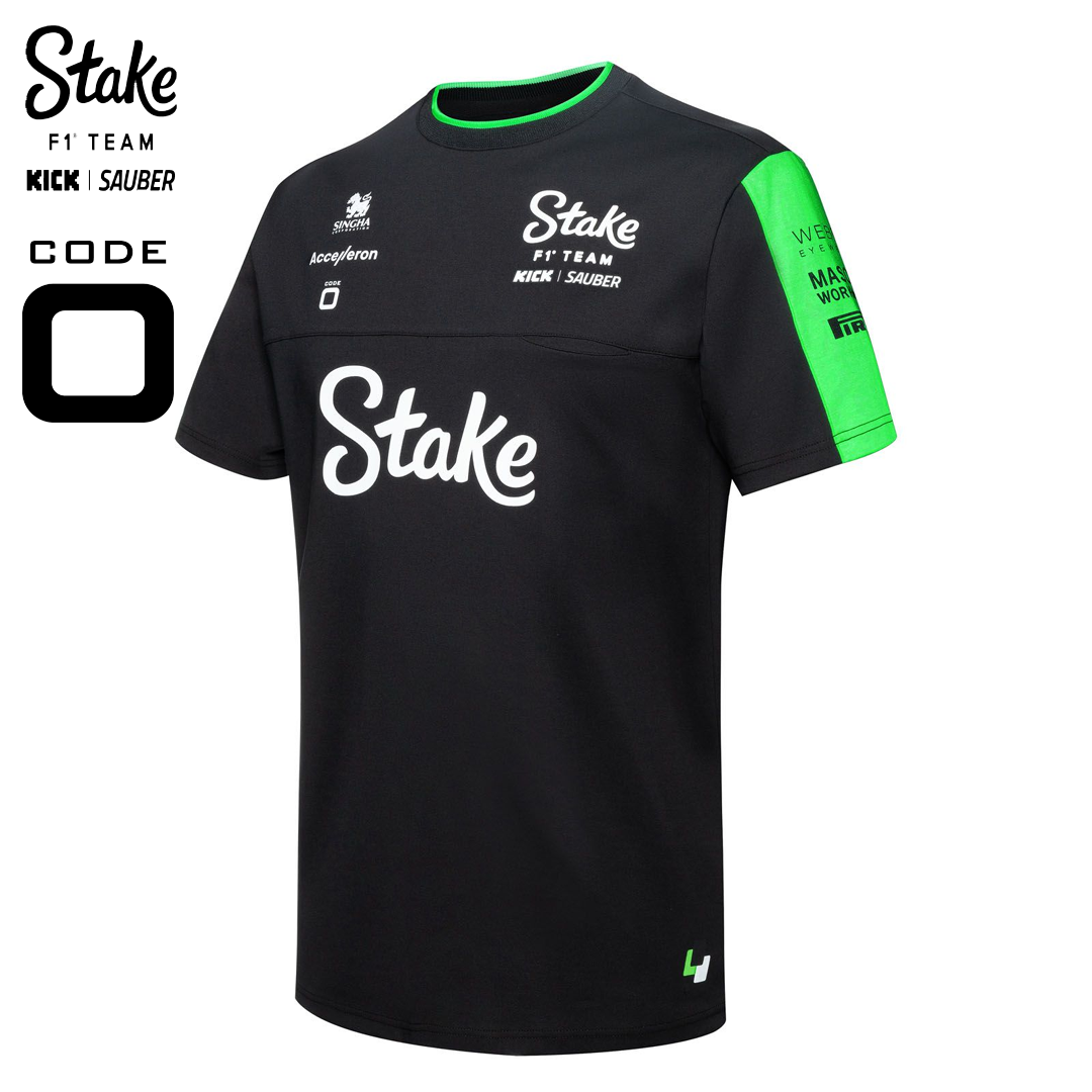 M600121444_stake_f1_team_kick_sauber_tee_t-shirt_black_green_svart_f1sweden_f1sverige_formula1_formel1_code-zero_westcoast_motorsport_front_side