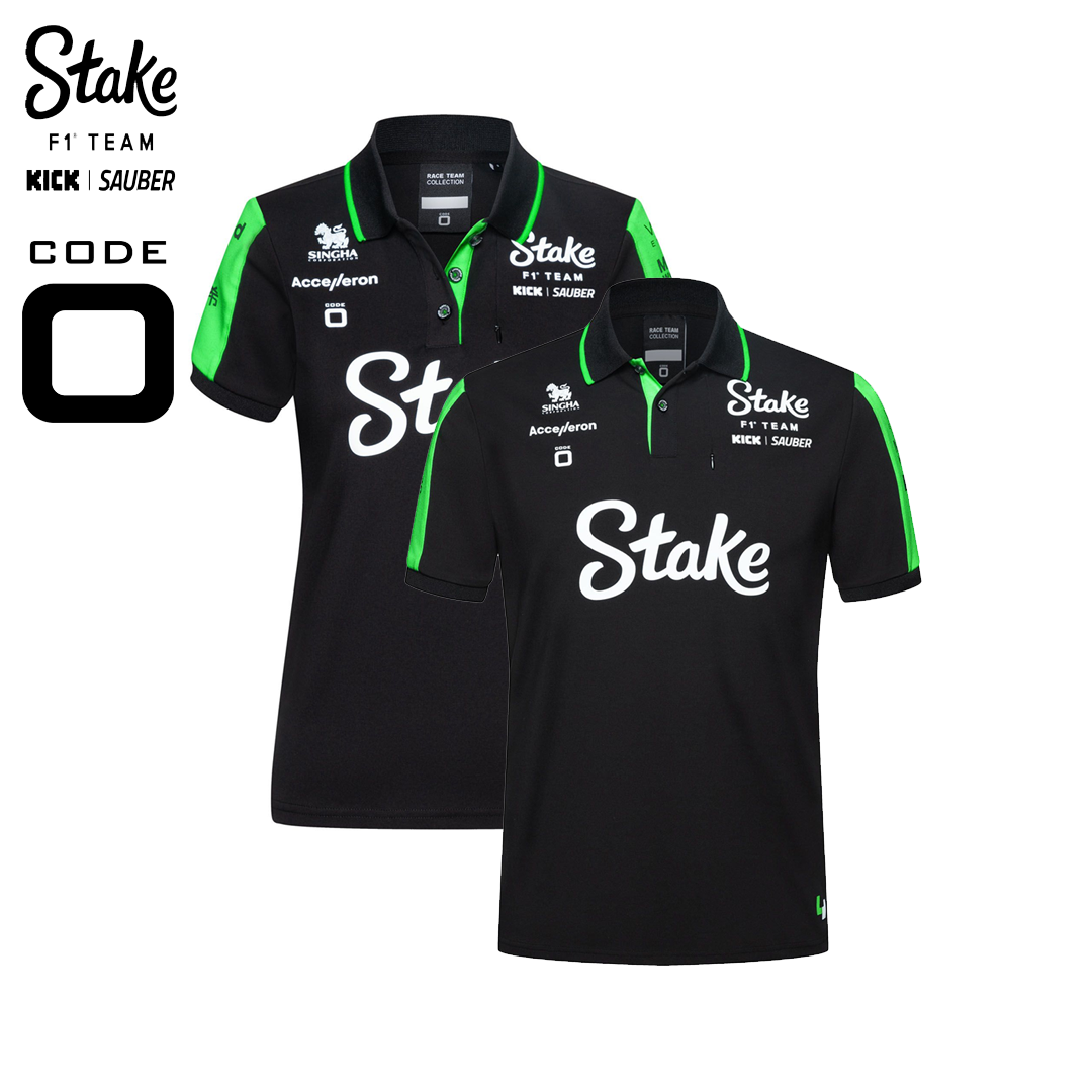 W500214144_M500214144_stake_f1_team_kick_sauber_polo_shirt_pike_black_green_svart_f1sweden_f1sverige_formula1_formel1_code-zero_westcoast_motorsport_women_men