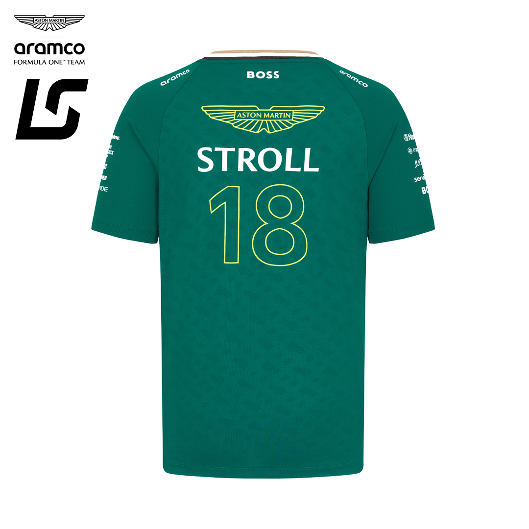 701229259001_aston_martin_aramco_f1_team_lance_stroll_driver_team_tee_t-shirt_formula1_formel1_f1sweden_f1sverige_westcoast_motorsport_green_back