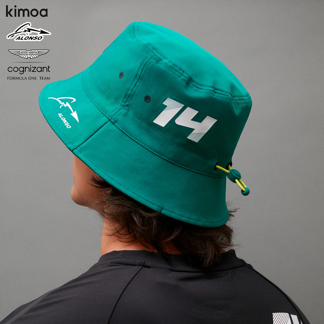GO0S24783300_aston_martin_cognizant_formula_one_team_driver_fernando_alonso_bucket_hat_14_fiskarhatt_solhatt_kimoa_green_f1sweden_f1sverige_formel1_f1_westcoast_motorsport_man_back