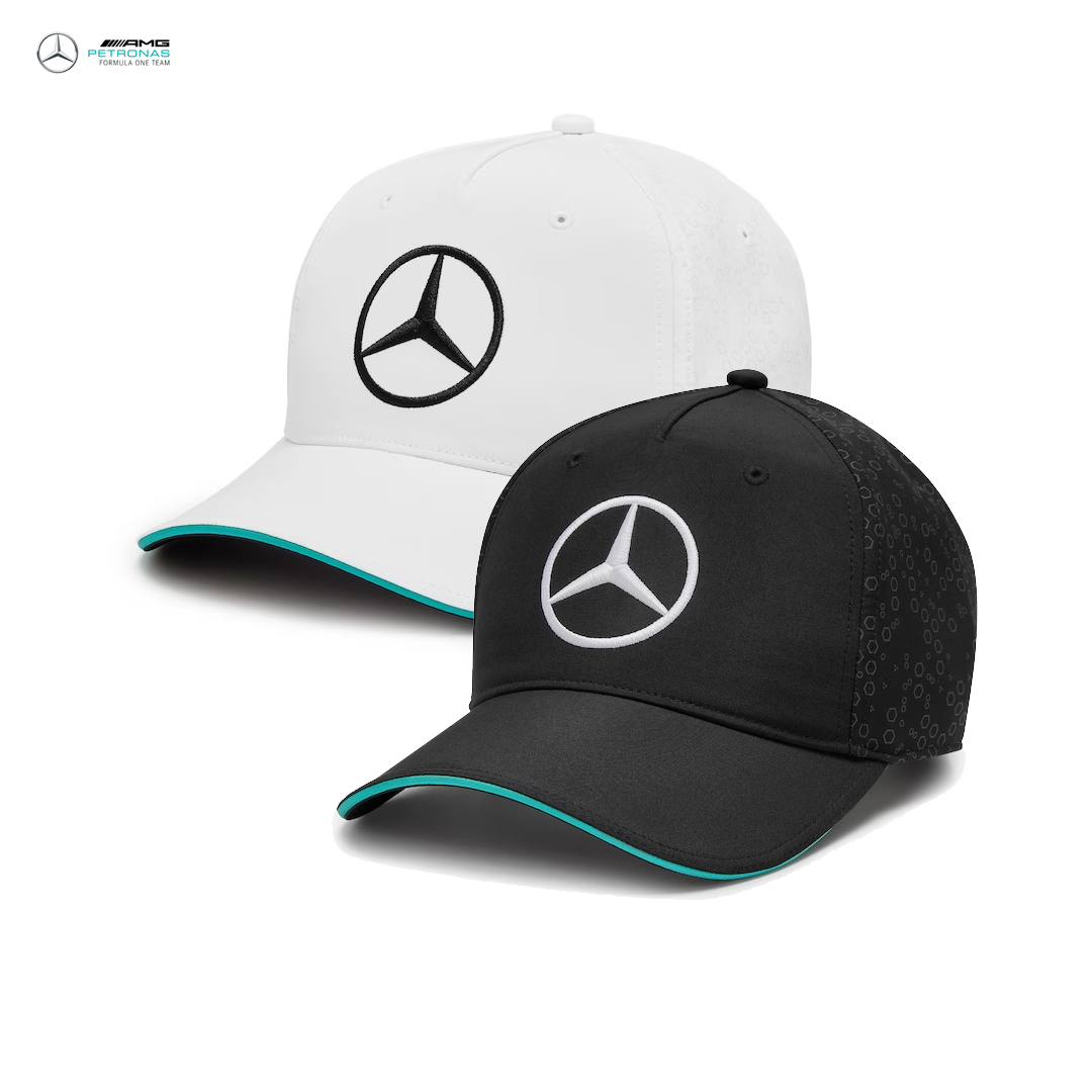 701227944_701227962_mercedes_amg_petronas_formula_one_team_cap_keps_white_vit_black_svart_f1_formula1_formel1_f1sweden_f1sverige_puma_stichd_westcoast_motorsport