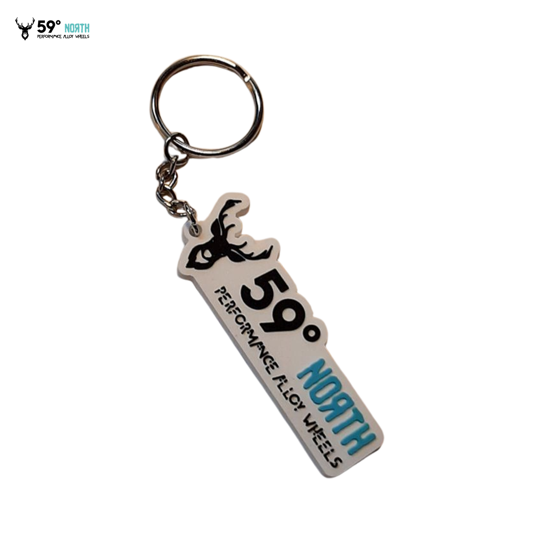 59northkeyring_59_north_wheels_keyring_nyckelring_rubber_white_drifting_rims_felg_gatebil_drift_masters_westcoast_motorsport