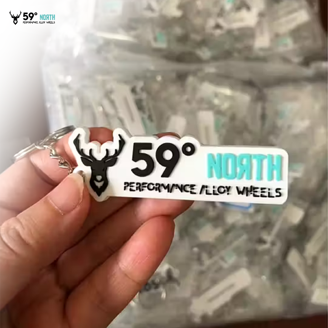 59northkeyring_59_north_wheels_keyring_nyckelring_rubber_white_drifting_rims_felg_gatebil_drift_masters_westcoast_motorsport_hand