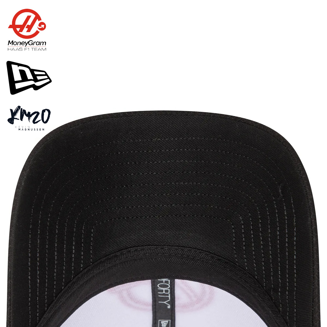 60505564_moneygram_haas_formula_one_team_kevin_magnussen_replica_cap_f1_f1sweden_f1sverige_formel1_formula1_new_era_westcoast_motorsport_brim