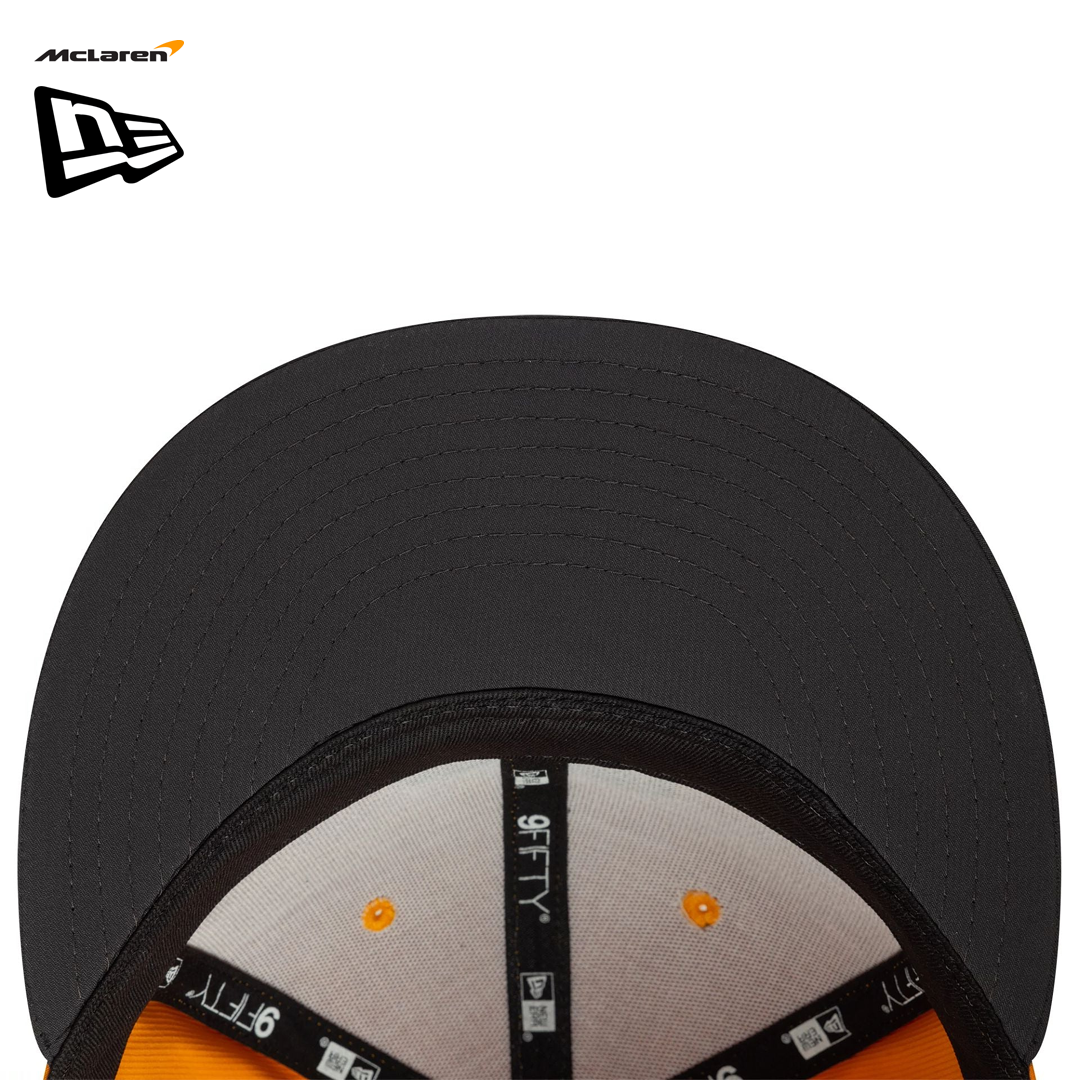 60669276_mclaren_racing_formula_one_team_9fifty_sustainable_cap_keps_papaya_snapback_new_era_f1sweden_f1sverige_formula1_formel1_westcoast_motorsport_brim
