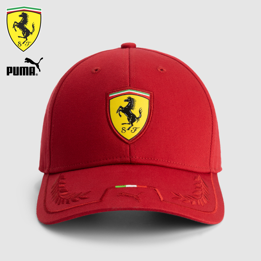 701232798001801_scuderia_ferrari_formula1_team_italian_edition_cap_keps_puma_f1sweden_f1sverige_f1nordic_official_merch_formel1_westcoast_motorsport_front