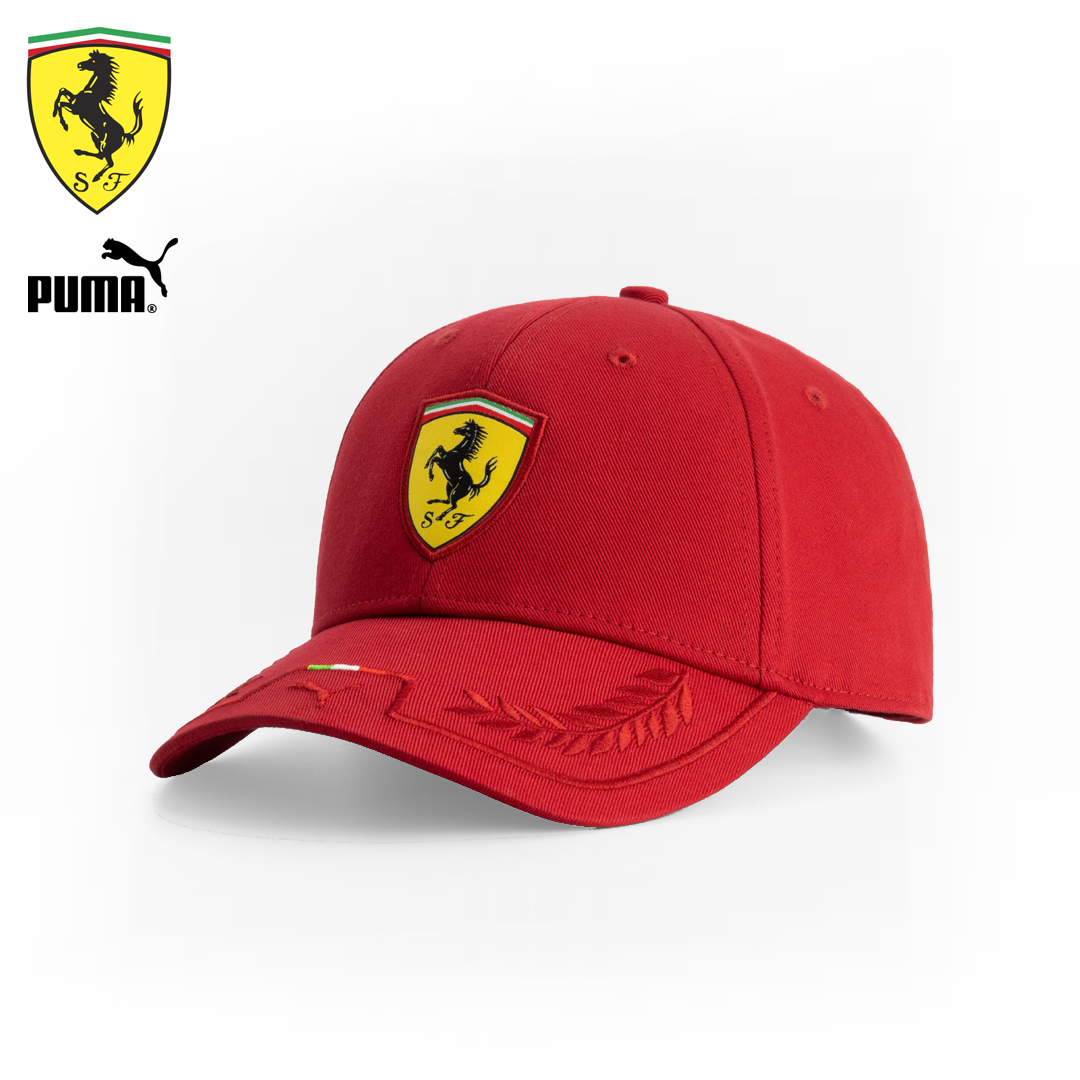 701232798001801_scuderia_ferrari_formula1_team_italian_edition_cap_keps_puma_f1sweden_f1sverige_f1nordic_official_merch_formel1_westcoast_motorsport_side