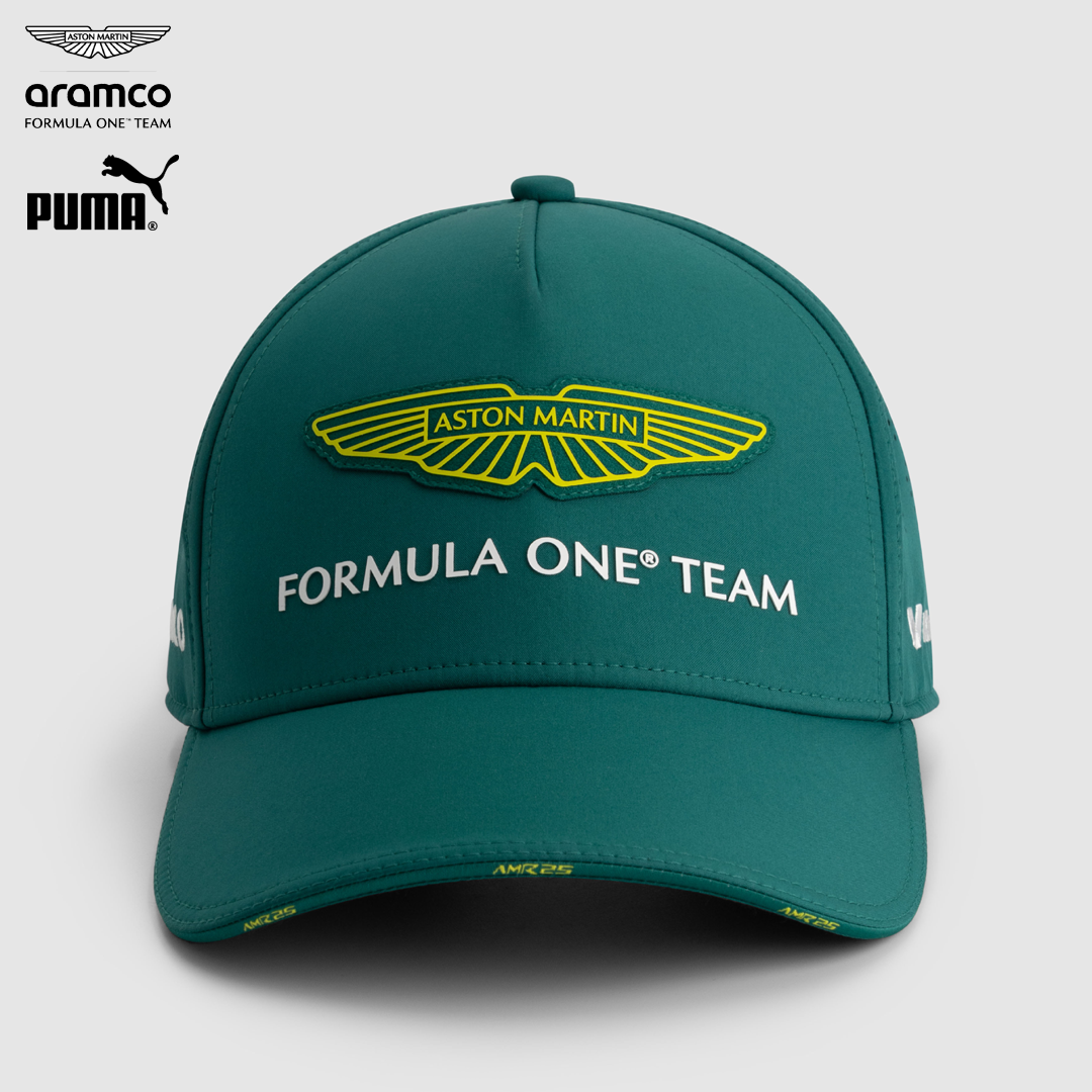 701233022_aston_martin_formula_one_team_replica_cap_2025_puma_stichd_f1sweden_f1sverige_formel1_formula1_f1_racing_official_merch_westcoast_motorsport_green_front