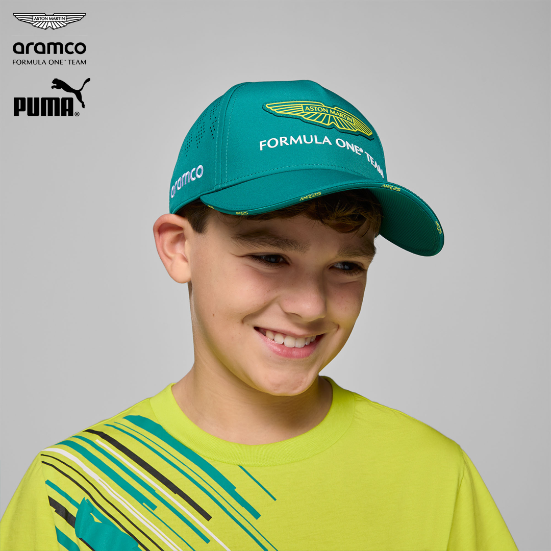 701233022_aston_martin_formula_one_team_replica_cap_2025_puma_stichd_f1sweden_f1sverige_formel1_formula1_f1_racing_official_merch_westcoast_motorsport_green_kid