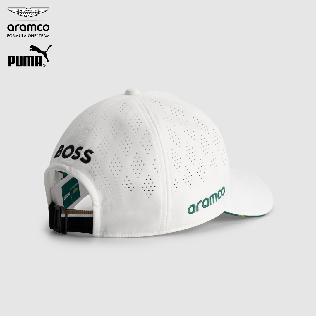 701233022_aston_martin_formula_one_team_replica_cap_2025_puma_stichd_f1sweden_f1sverige_formel1_formula1_f1_racing_official_merch_westcoast_motorsport_white_back