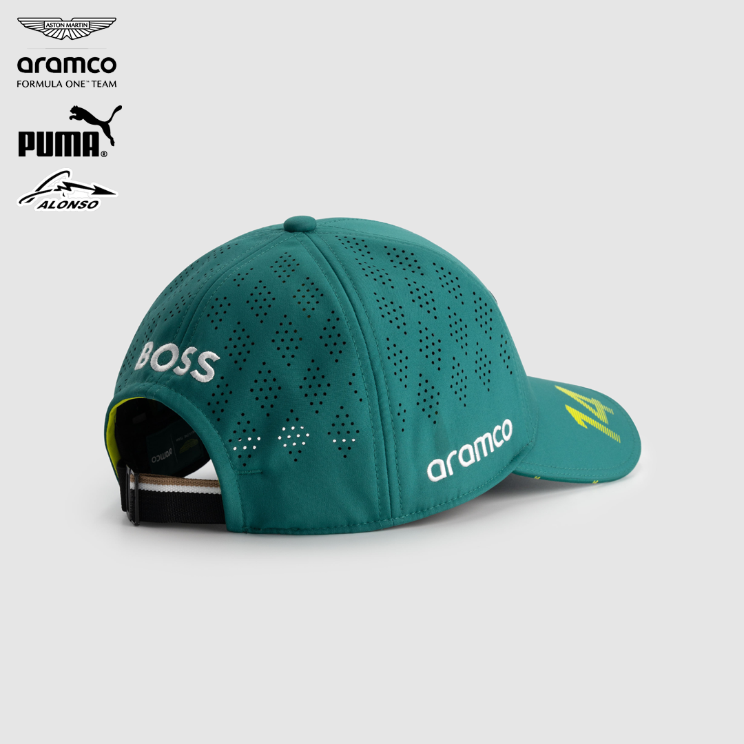 701233023_aston_martin_formula_one_team_replica_fernando_alonso_cap_puma_stichd_f1sweden_f1sverige_formel1_formula1_f1_official_merch_westcoast_motorsport_green_back
