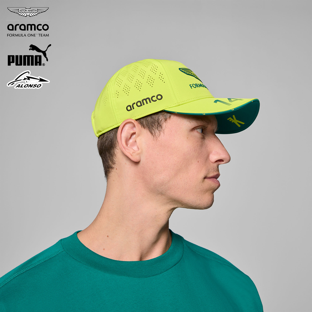 701233023_aston_martin_formula_one_team_replica_fernando_alonso_cap_puma_stichd_f1sweden_f1sverige_formel1_formula1_f1_official_merch_westcoast_motorsport_lime_face-righ