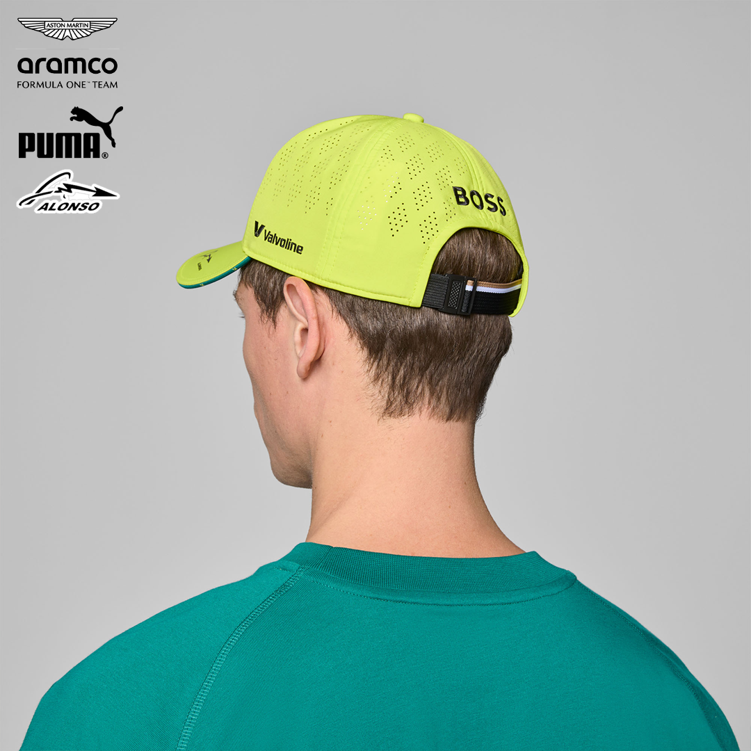 701233023_aston_martin_formula_one_team_replica_fernando_alonso_cap_puma_stichd_f1sweden_f1sverige_formel1_formula1_f1_official_merch_westcoast_motorsport_lime_neck