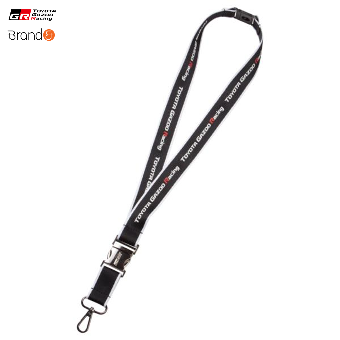 TGR19L_toyota_gazoo_racing_gr_wrc_wec_rally_key_ring_nyckelring_lanyard_nyckelband_brand_and_official_racing_merch_f1_drifting_black_westcoast_motorsport