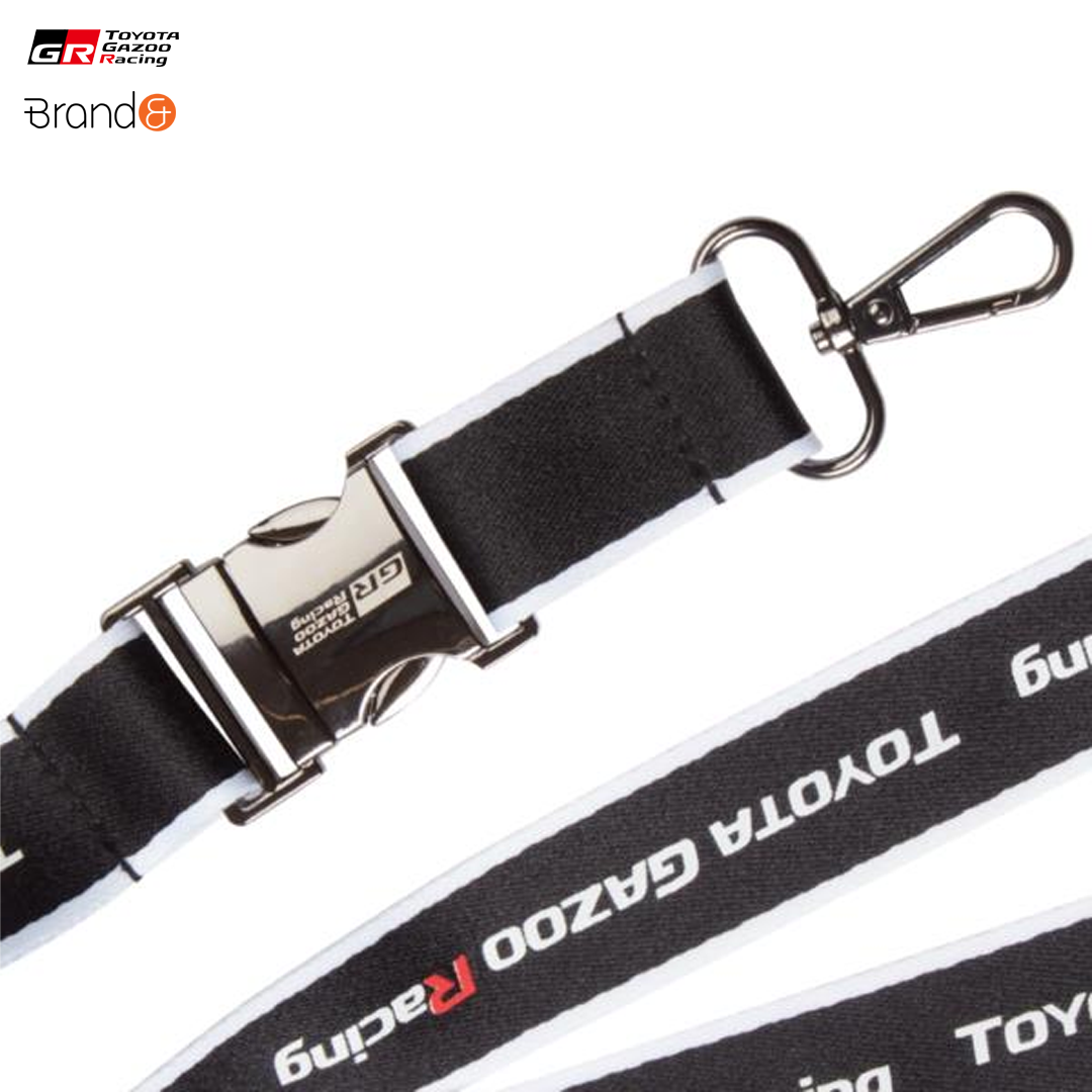 TGR19L_toyota_gazoo_racing_gr_wrc_wec_rally_key_ring_nyckelring_lanyard_nyckelband_brand_and_official_racing_merch_f1_drifting_black_westcoast_motorsport_closeup