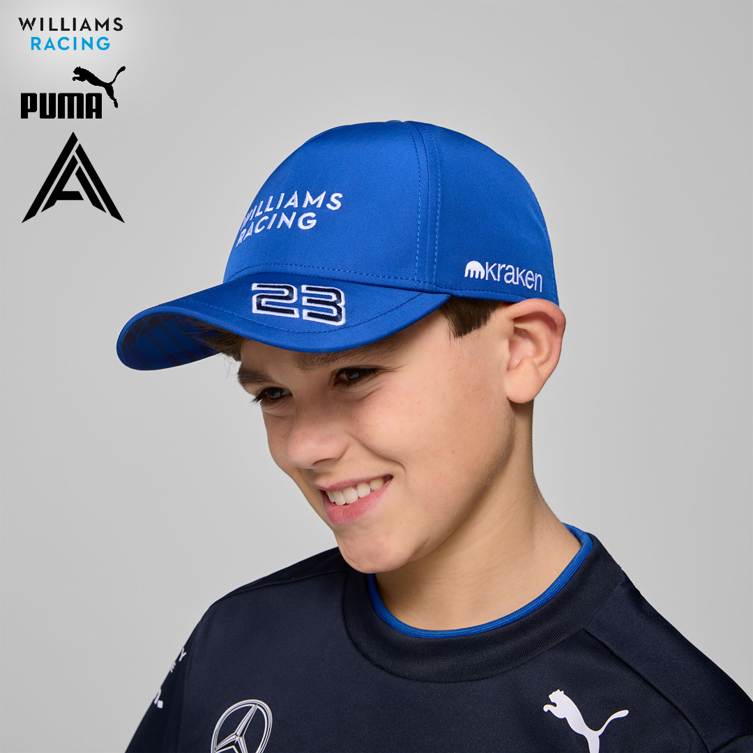 701231864001801_williams_racing_formula_one_team_driver_alexander_albon_replica_cap_keps_f1sweden_f1sverige_formel1_formula1_puma_stichd_official_merch_westcoast_motorsport_boy