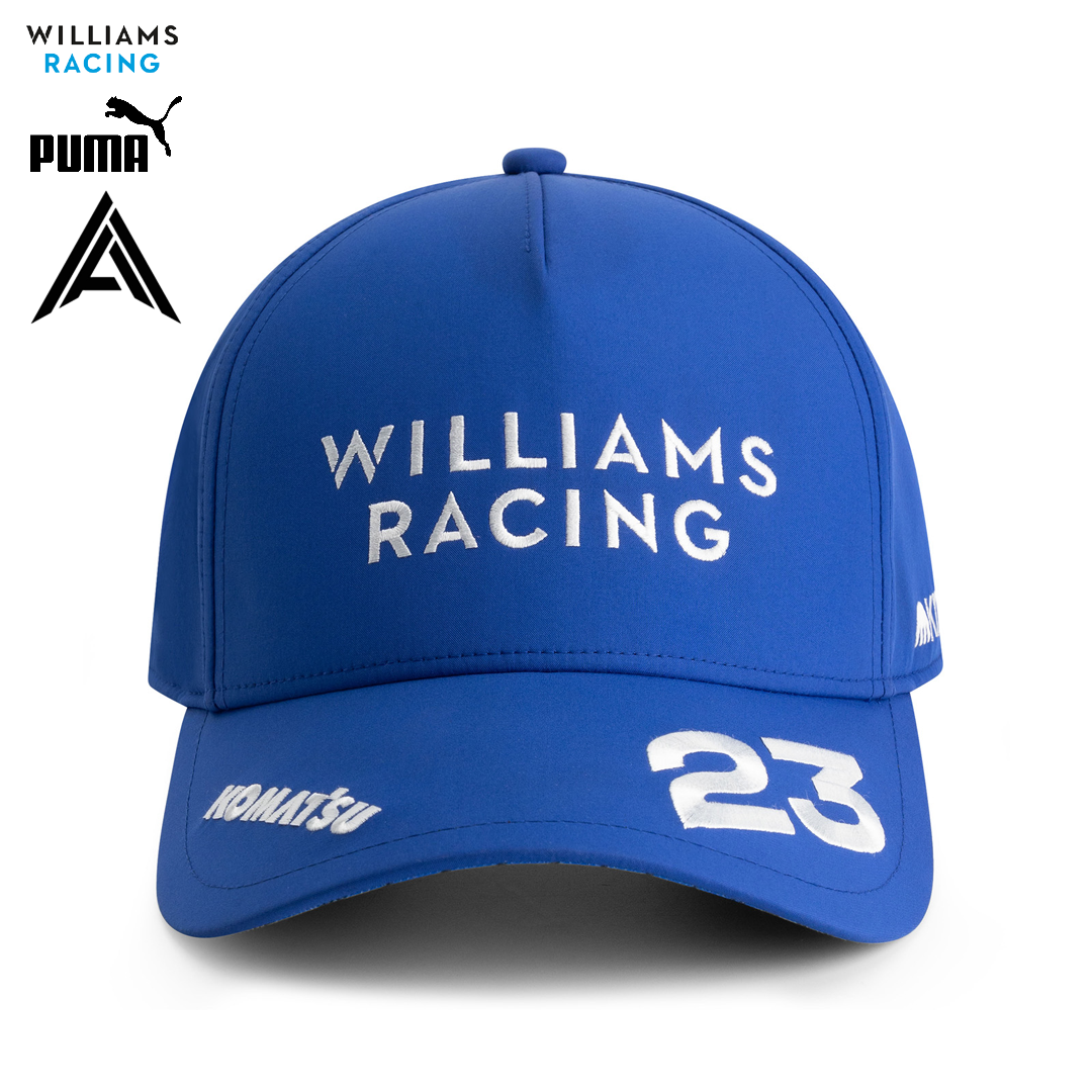 701231864001801_williams_racing_formula_one_team_driver_alexander_albon_replica_cap_keps_f1sweden_f1sverige_formel1_formula1_puma_stichd_official_merch_westcoast_motorsport_front