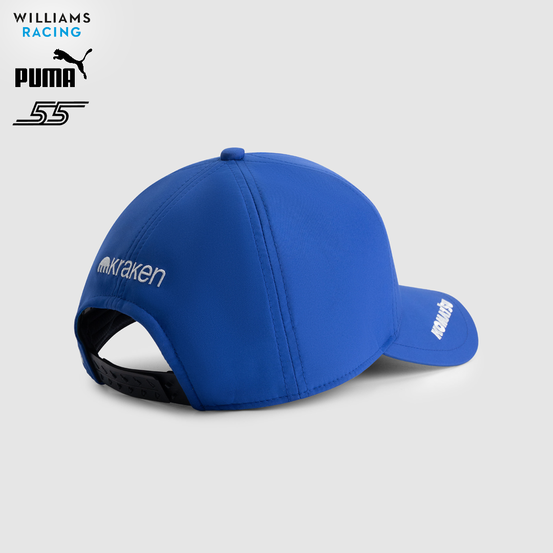 701231866001801_williams_racing_formula_one_team_driver_carlos_sainz_replica_cap_keps_f1sweden_f1sverige_formel1_formula1_puma_stichd_official_merch_westcoast_motorsport_back