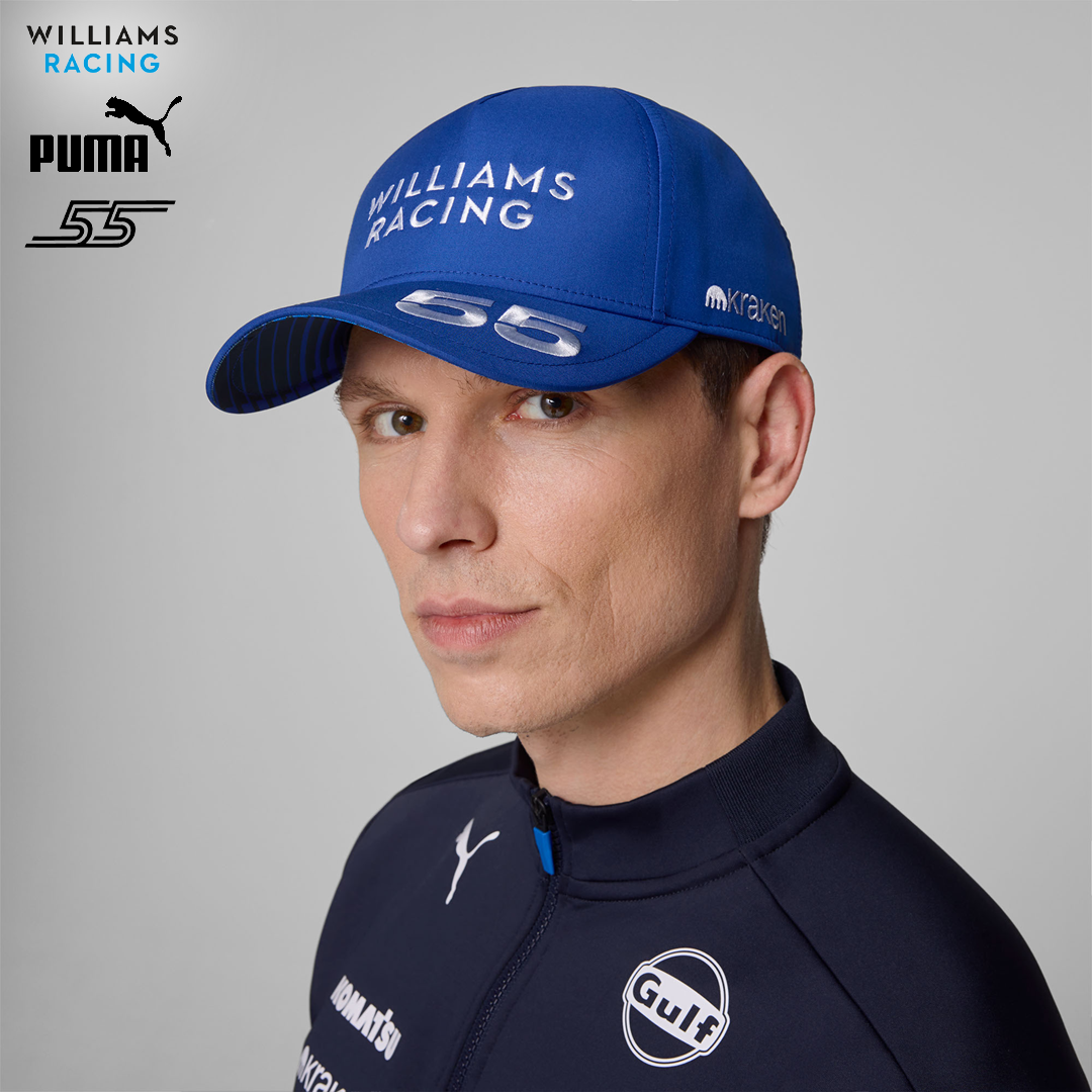 701231866001801_williams_racing_formula_one_team_driver_carlos_sainz_replica_cap_keps_f1sweden_f1sverige_formel1_formula1_puma_stichd_official_merch_westcoast_motorsport_man