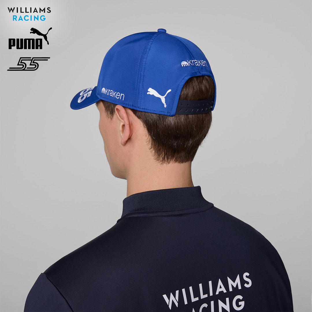 701231866001801_williams_racing_formula_one_team_driver_carlos_sainz_replica_cap_keps_f1sweden_f1sverige_formel1_formula1_puma_stichd_official_merch_westcoast_motorsport_man_neck